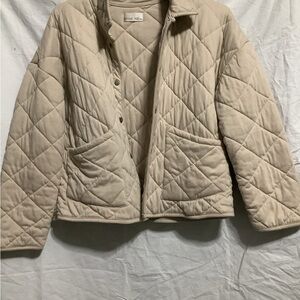 BE COOL Quilted Beige Jacket Medium/Large